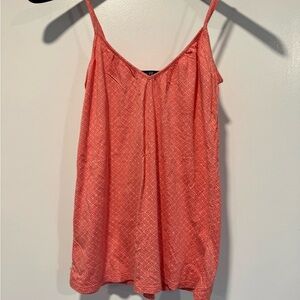 GAP Coral Printed Spaghetti Strap Tank Top